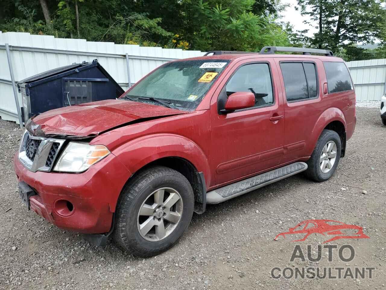 NISSAN PATHFINDER 2012 - 5N1AR1NB3CC602884