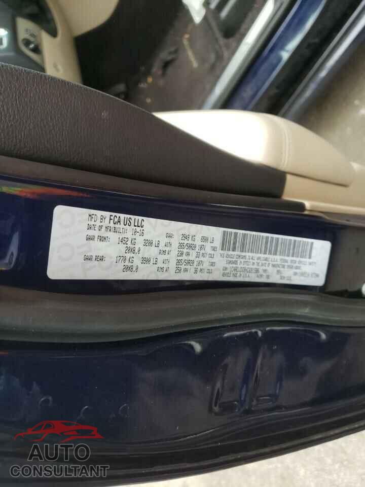 DODGE DURANGO 2017 - 1C4RDJDG8HC691586