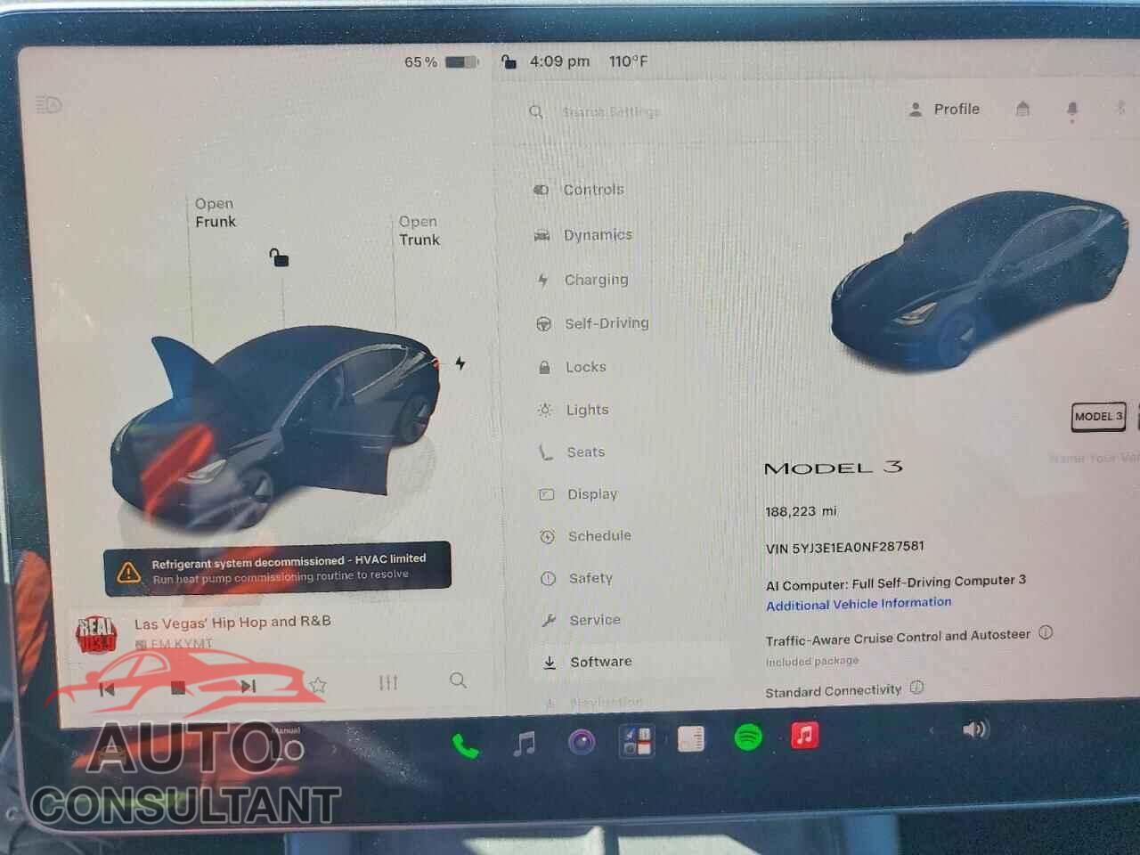 TESLA MODEL 3 2022 - 5YJ3E1EA0NF287581