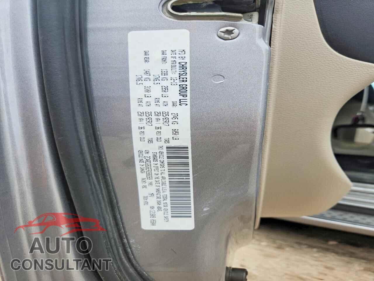 DODGE CARAVAN 2014 - 2C4RDGBG6ER268269