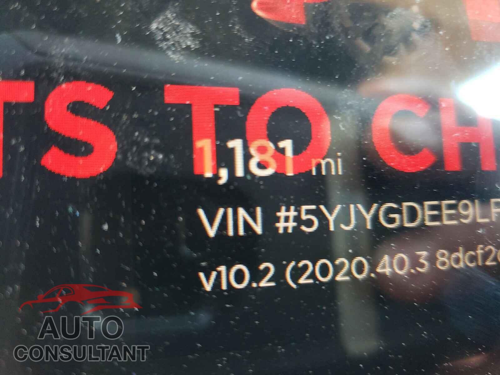 TESLA MODEL Y 2020 - 5YJYGDEE9LF048760