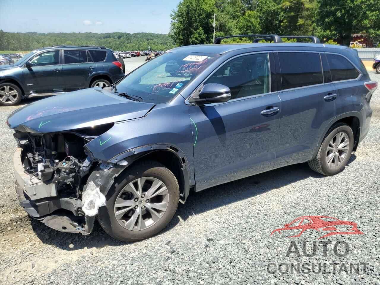 TOYOTA HIGHLANDER 2014 - 5TDKKRFH7ES012834