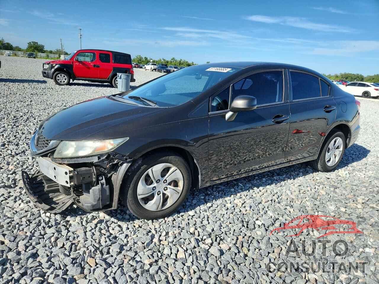 HONDA CIVIC 2013 - 19XFB2F50DE208461