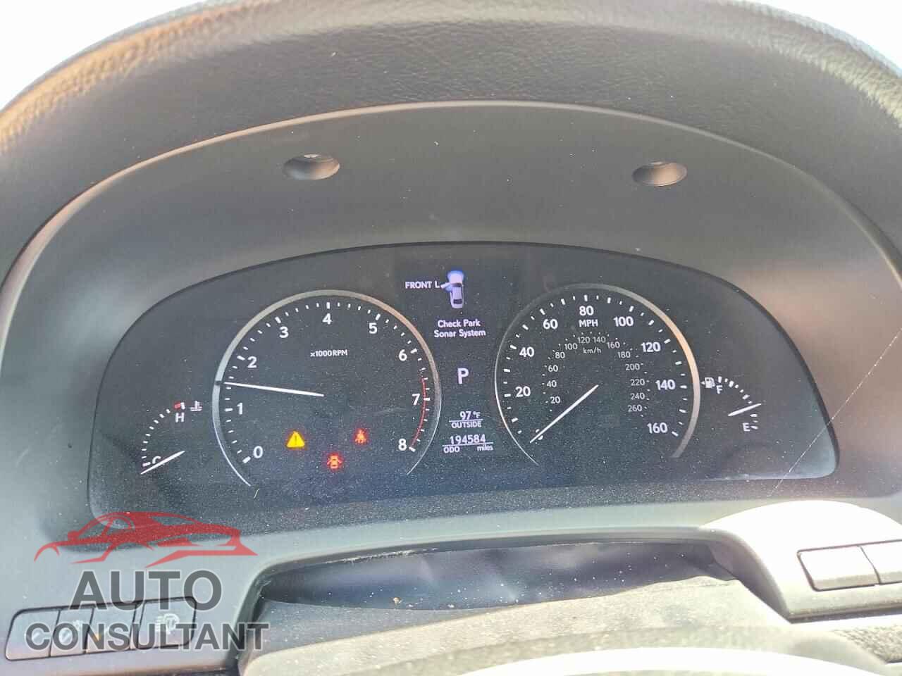 LEXUS LS460 2013 - JTHBL5EF4D5120501