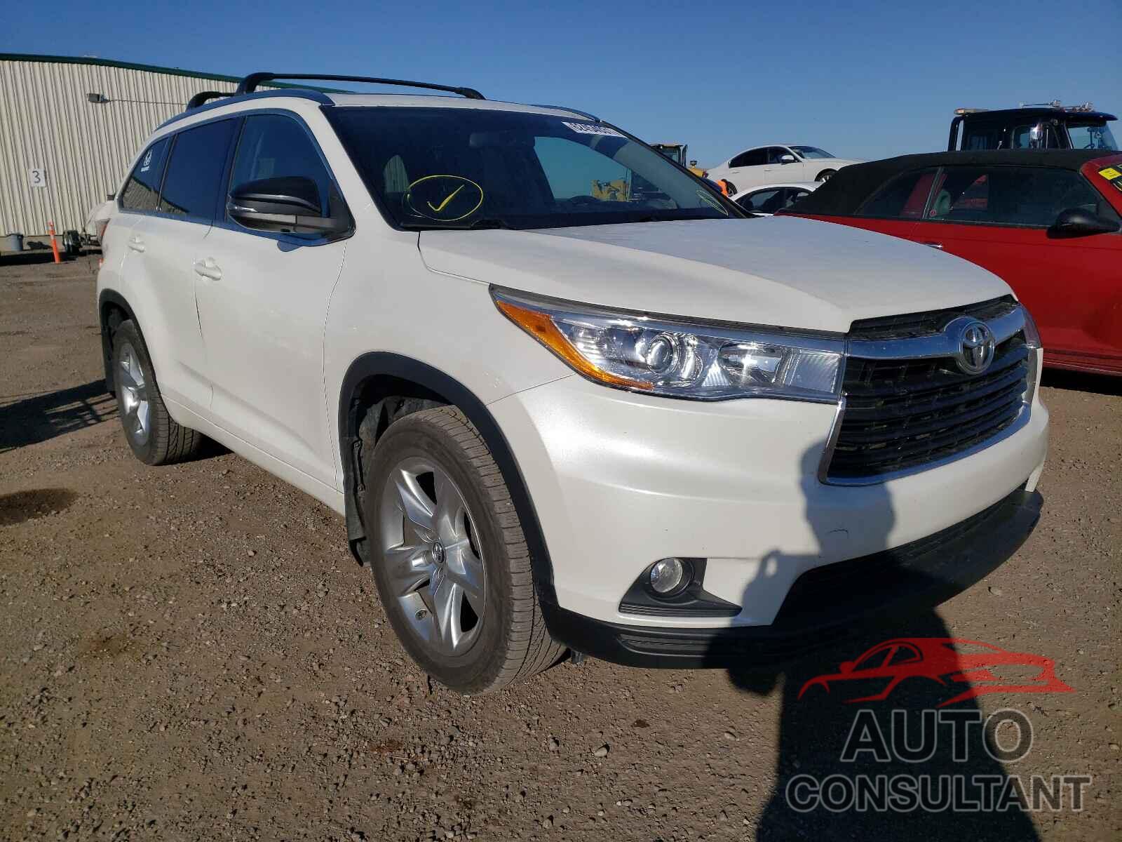 TOYOTA HIGHLANDER 2016 - 5TDDKRFHXGS291501