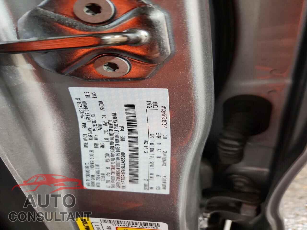 FORD RANGER 2020 - 1FTER4FH9LLA55260