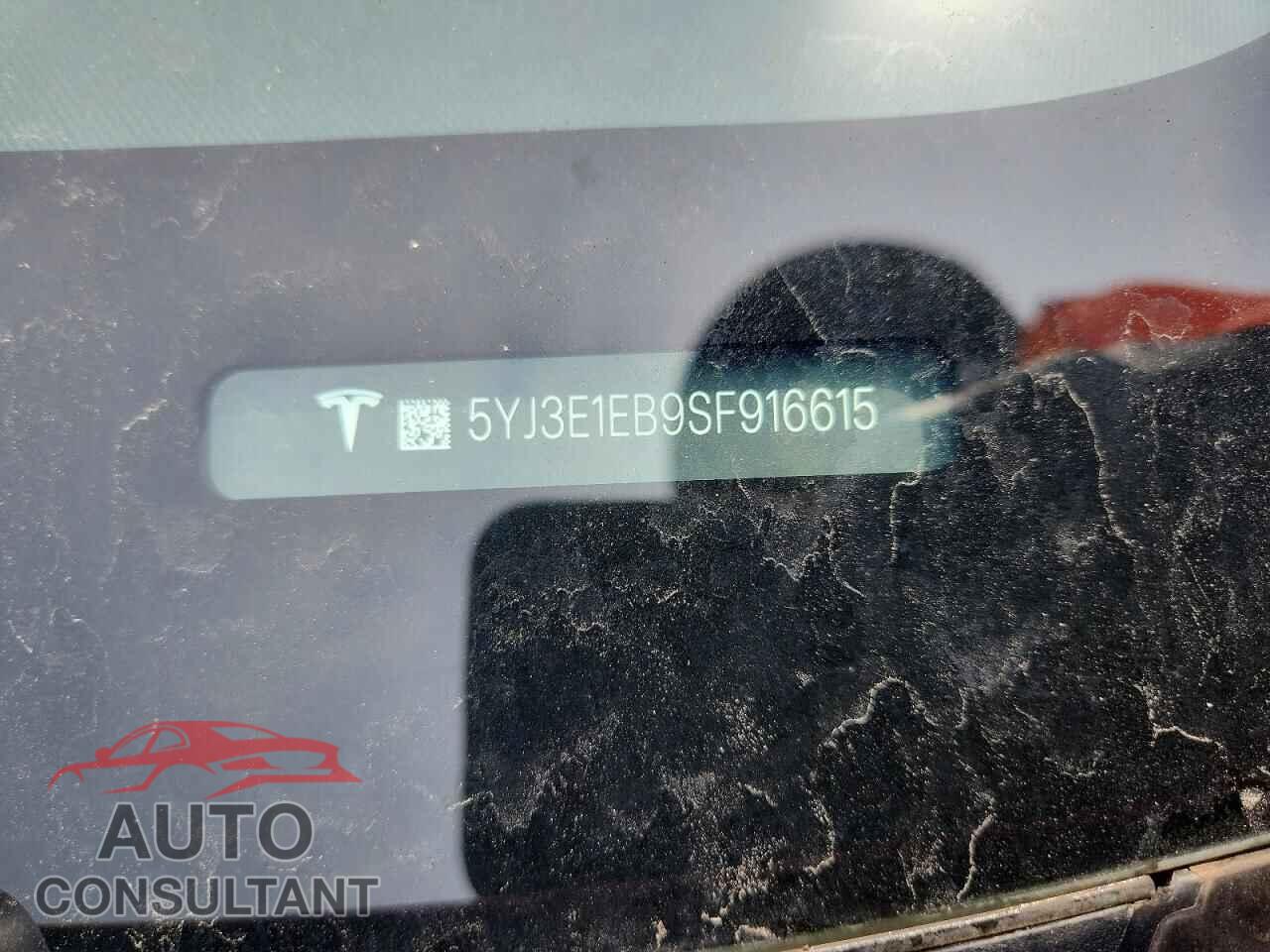 TESLA MODEL 3 2025 - 5YJ3E1EB9SF916615