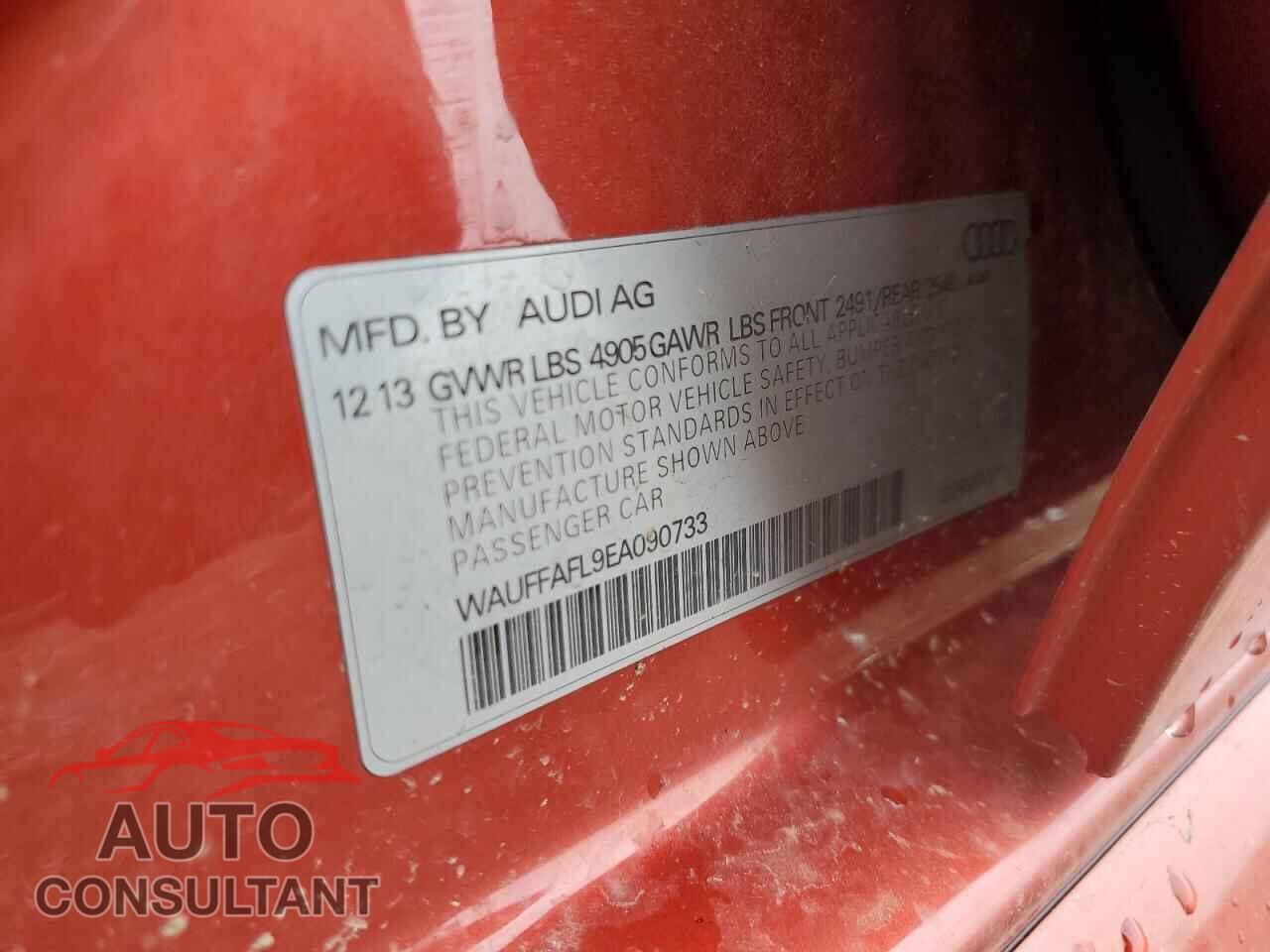 AUDI A4 2014 - WAUFFAFL9EA090733