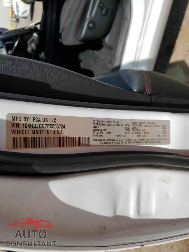 DODGE DURANGO 2023 - 1C4RDJDG7PC555724