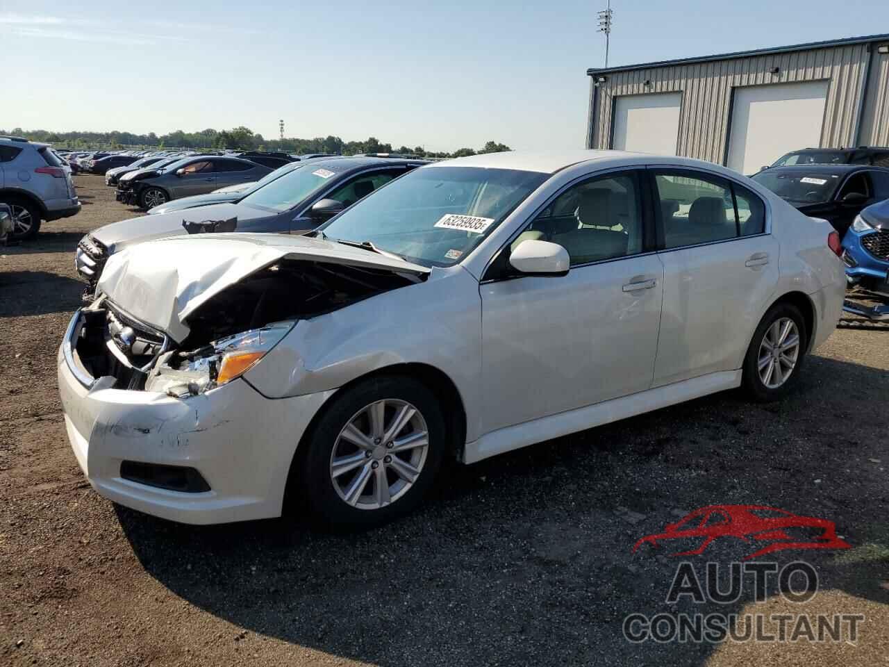 SUBARU LEGACY 2012 - 4S3BMBA68C3019541