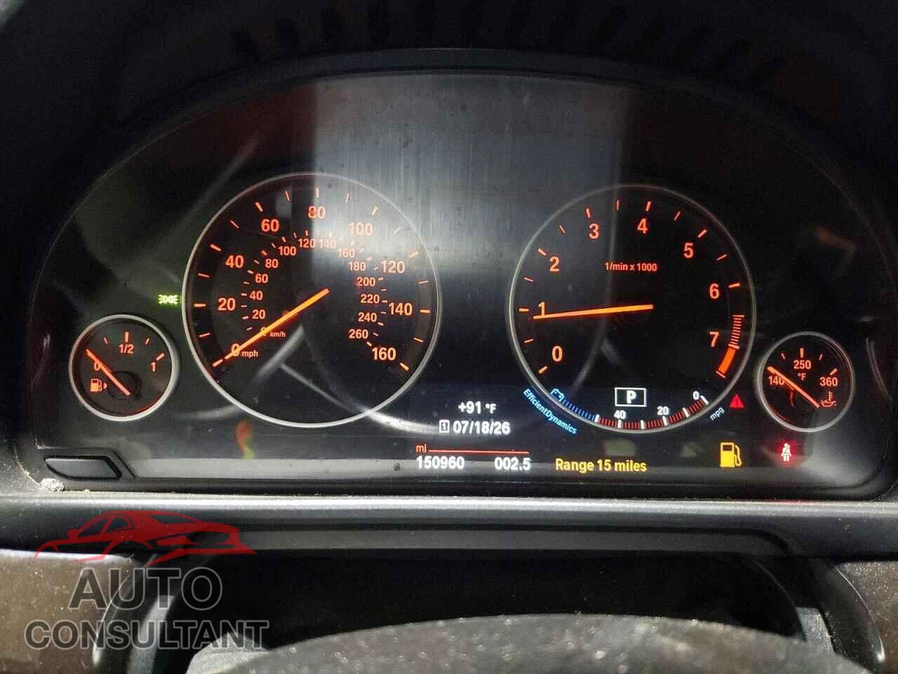 BMW 5 SERIES 2015 - WBA5A7C55FD625057