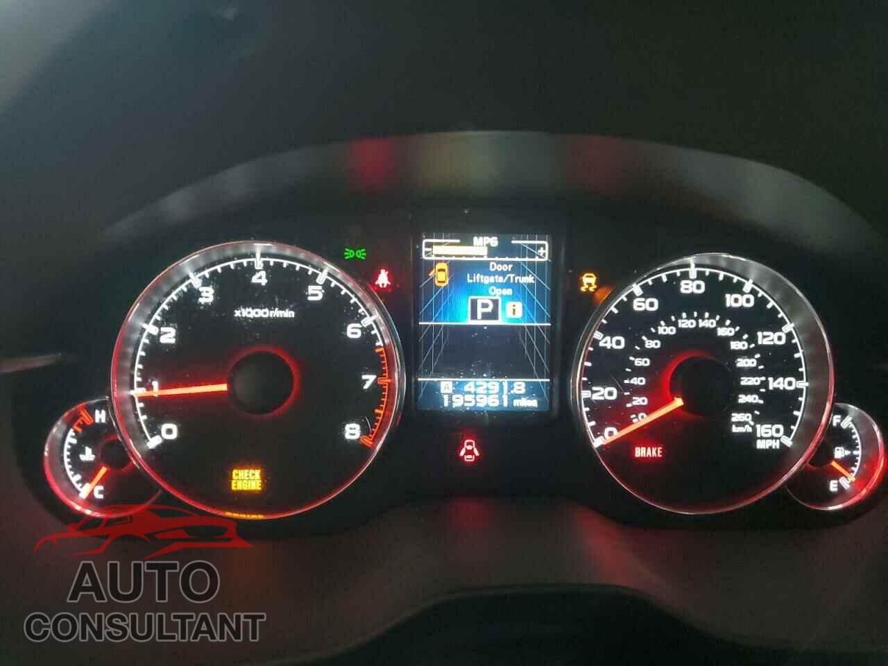 SUBARU OUTBACK 2013 - 4S4BRDKC2D2292138