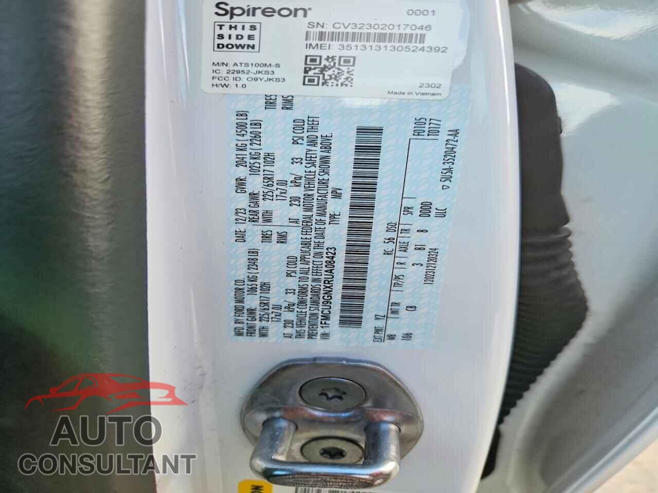 FORD ESCAPE 2024 - 1FMCU9GNXRUA08423