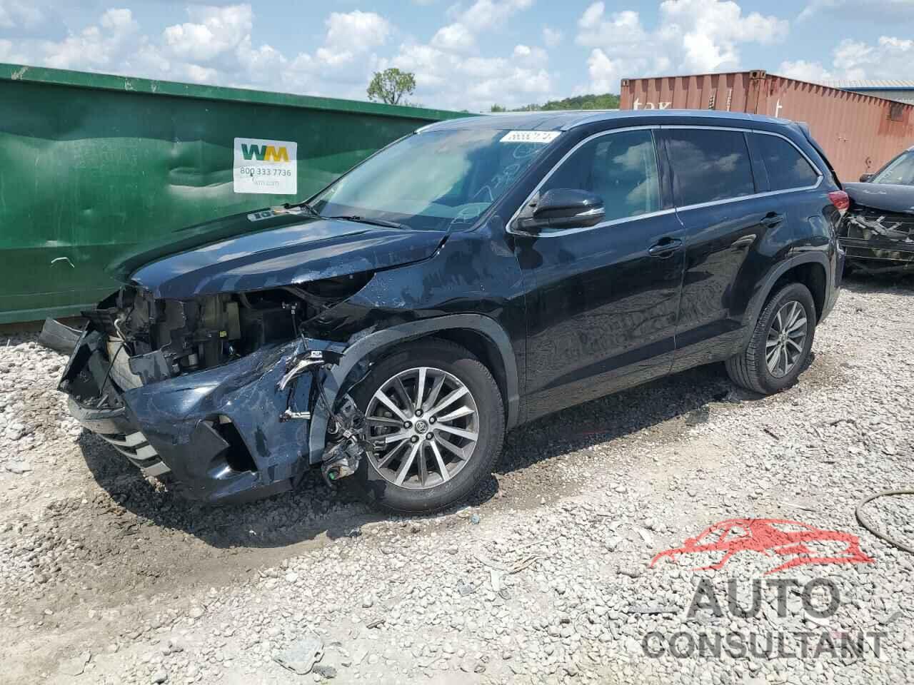 TOYOTA HIGHLANDER 2018 - 5TDKZRFH0JS541354