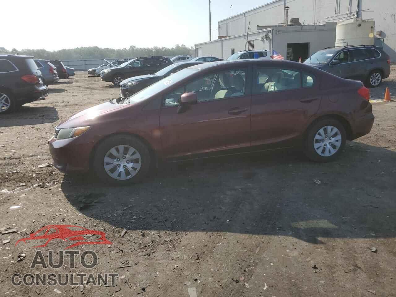 HONDA CIVIC 2012 - 19XFB2F54CE389630