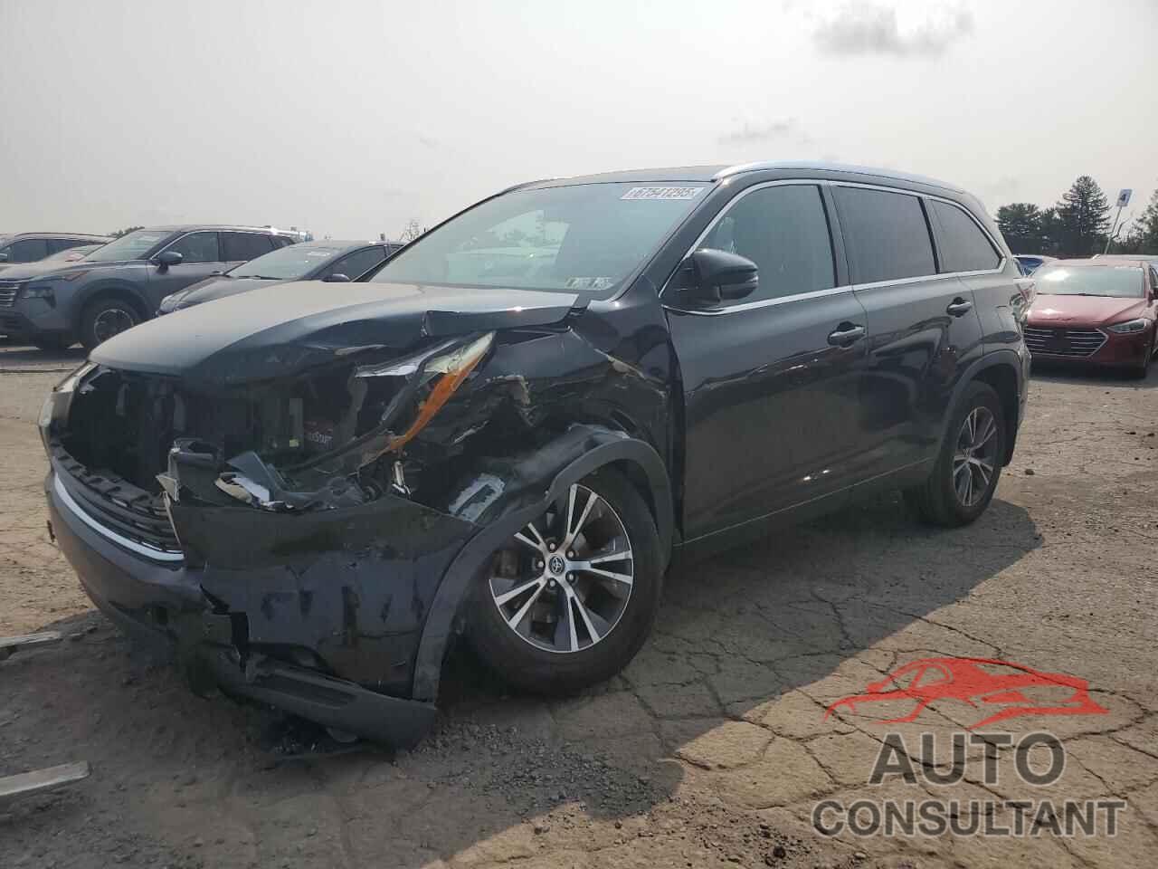 TOYOTA HIGHLANDER 2016 - 5TDJKRFH1GS237393