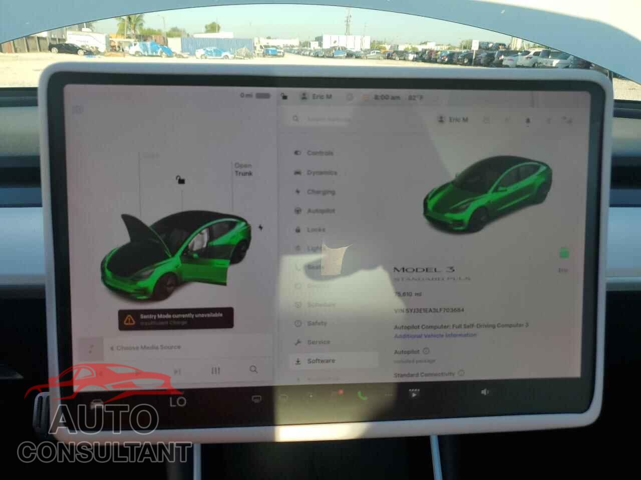TESLA MODEL 3 2020 - 5YJ3E1EA3LF703684