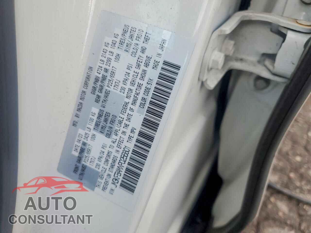 MAZDA CX-5 2023 - JM3KFBAMXP0256801
