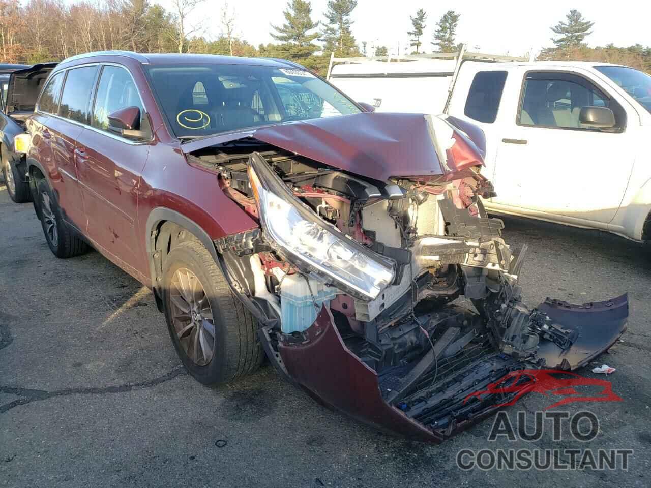TOYOTA HIGHLANDER 2018 - 5TDJZRFH7JS839699