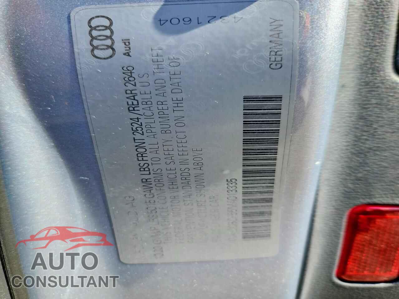 AUDI A5 2021 - WAUCBCF55MA013335