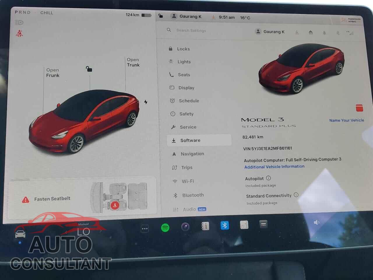 TESLA MODEL 3 2021 - 5YJ3E1EA2MF861161