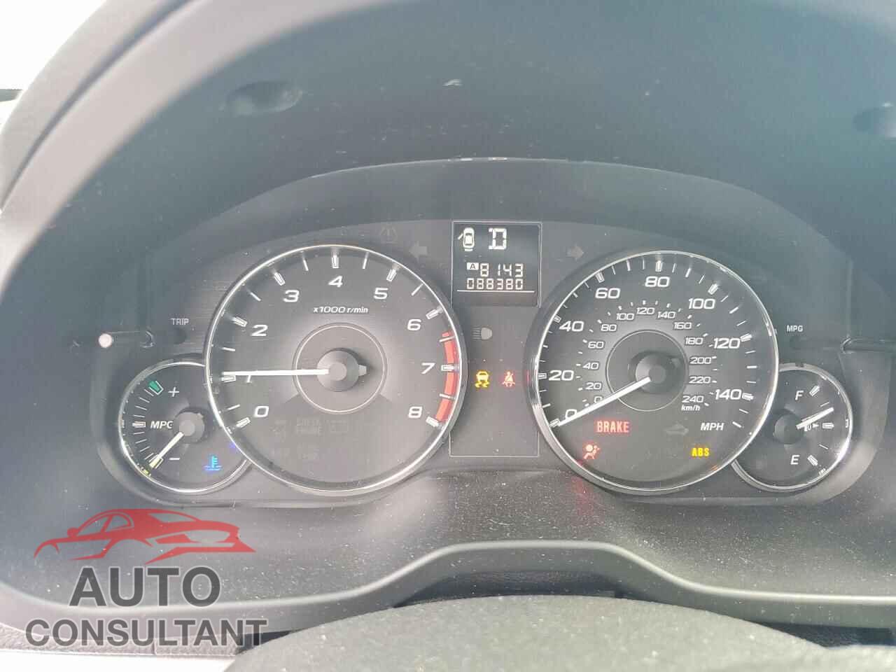 SUBARU OUTBACK 2012 - 4S4BRBGC7C3215982