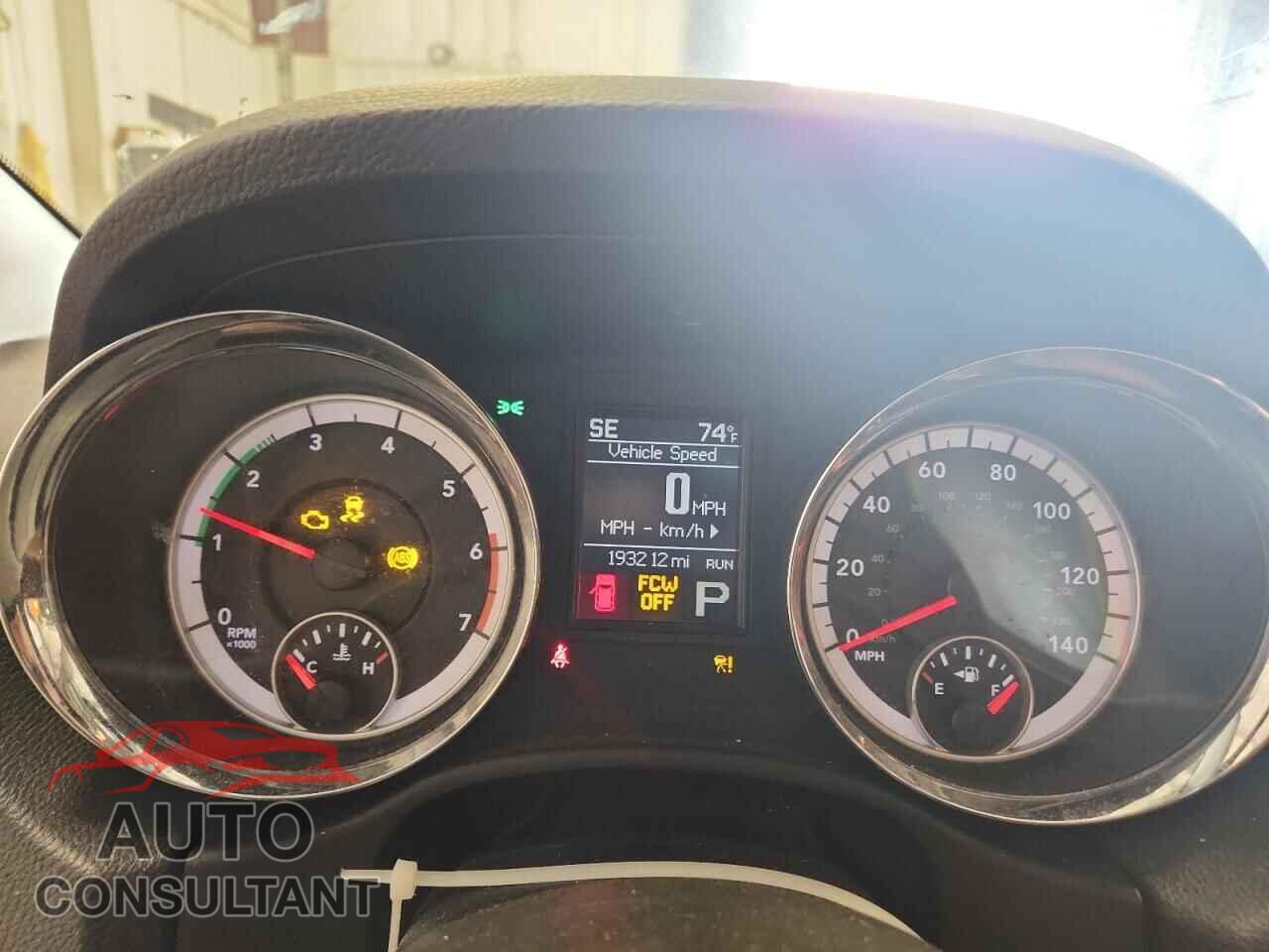 DODGE DURANGO 2012 - 1C4SDJET8CC162967