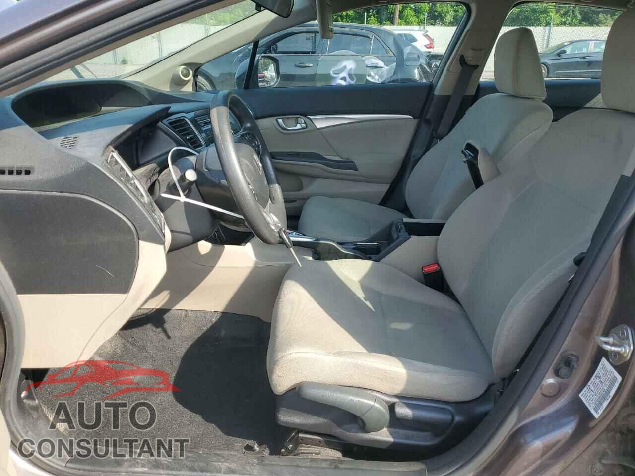 HONDA CIVIC 2013 - 19XFB2F80DE287429