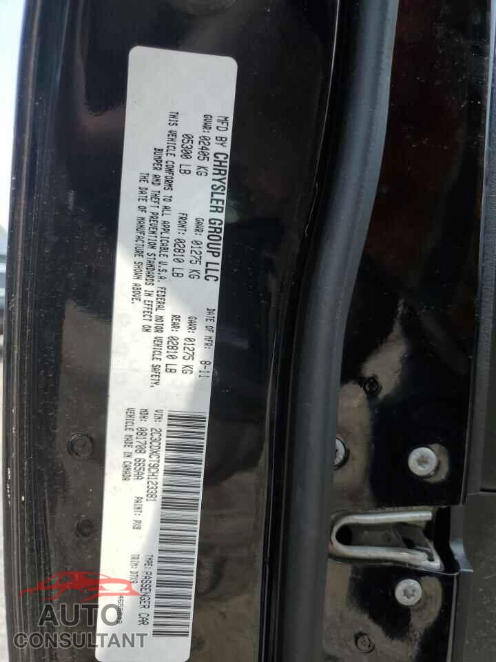DODGE CHARGER 2012 - 2C3CDXCT9CH123381
