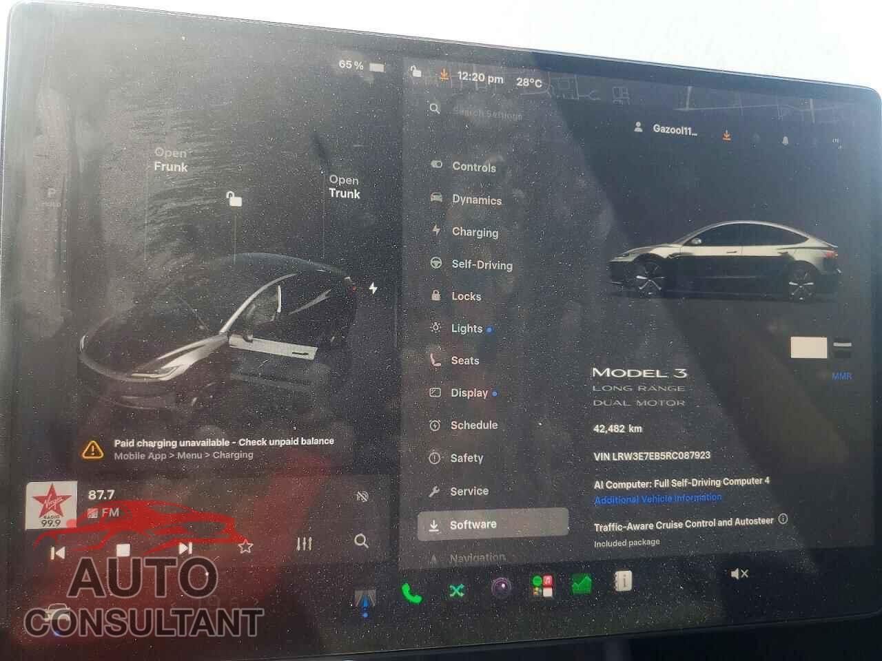 TESLA MODEL 3 2024 - LRW3E7EB5RC087923