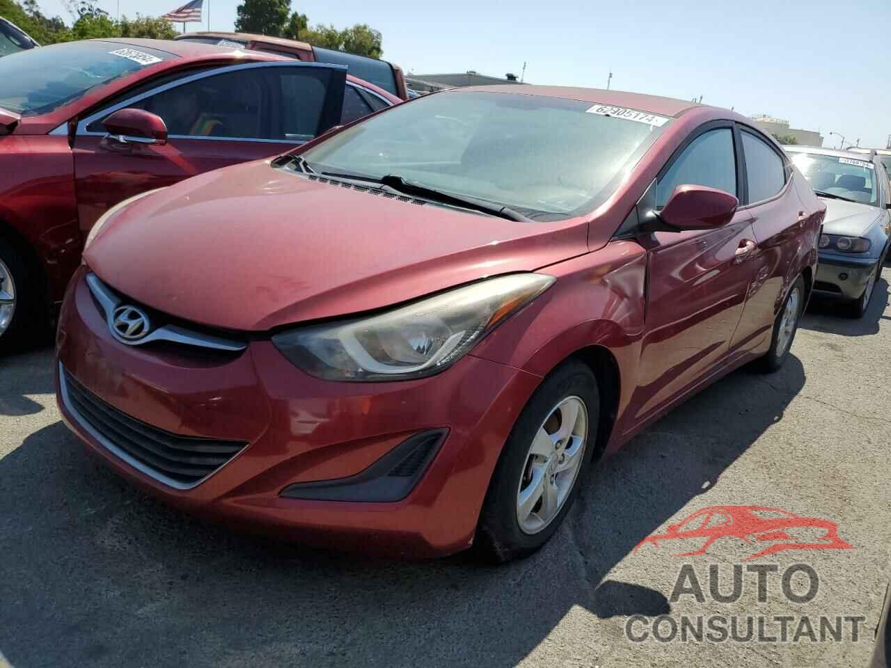 HYUNDAI ELANTRA 2014 - 5NPDH4AE8EH500106