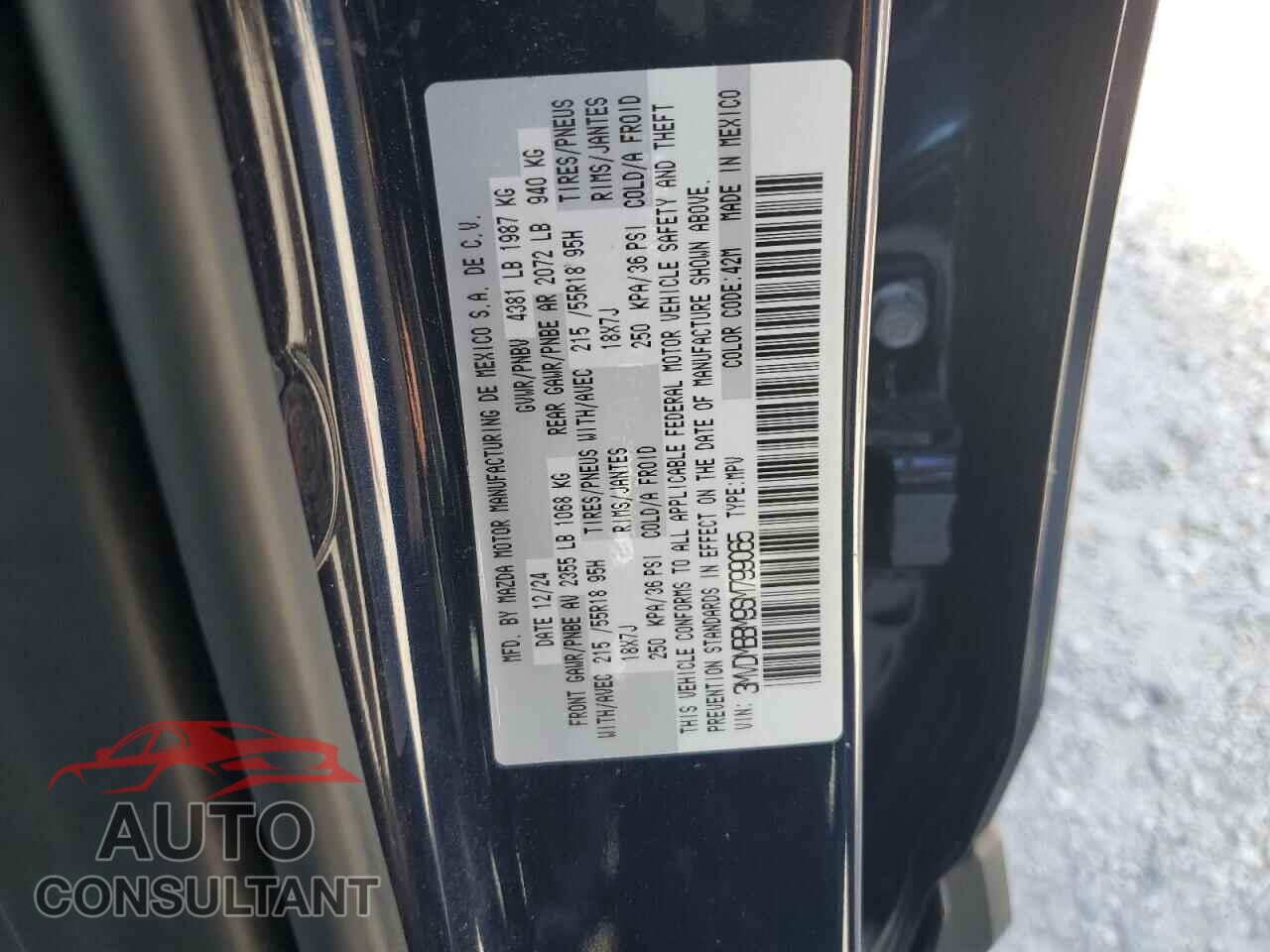 MAZDA CX30 2025 - 3MVDMBBM9SM799065