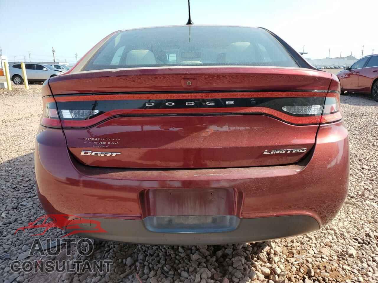 DODGE DART 2015 - 1C3CDFCB8FD242283
