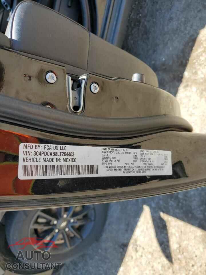 DODGE JOURNEY 2020 - 3C4PDCAB8LT264403
