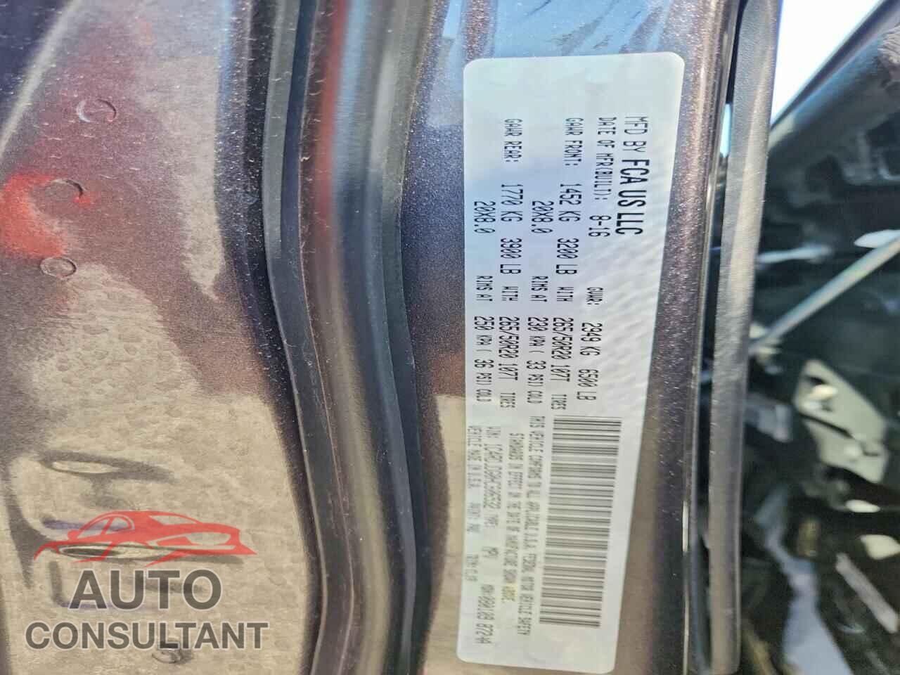 DODGE DURANGO 2017 - 1C4RDJDG0HC606532