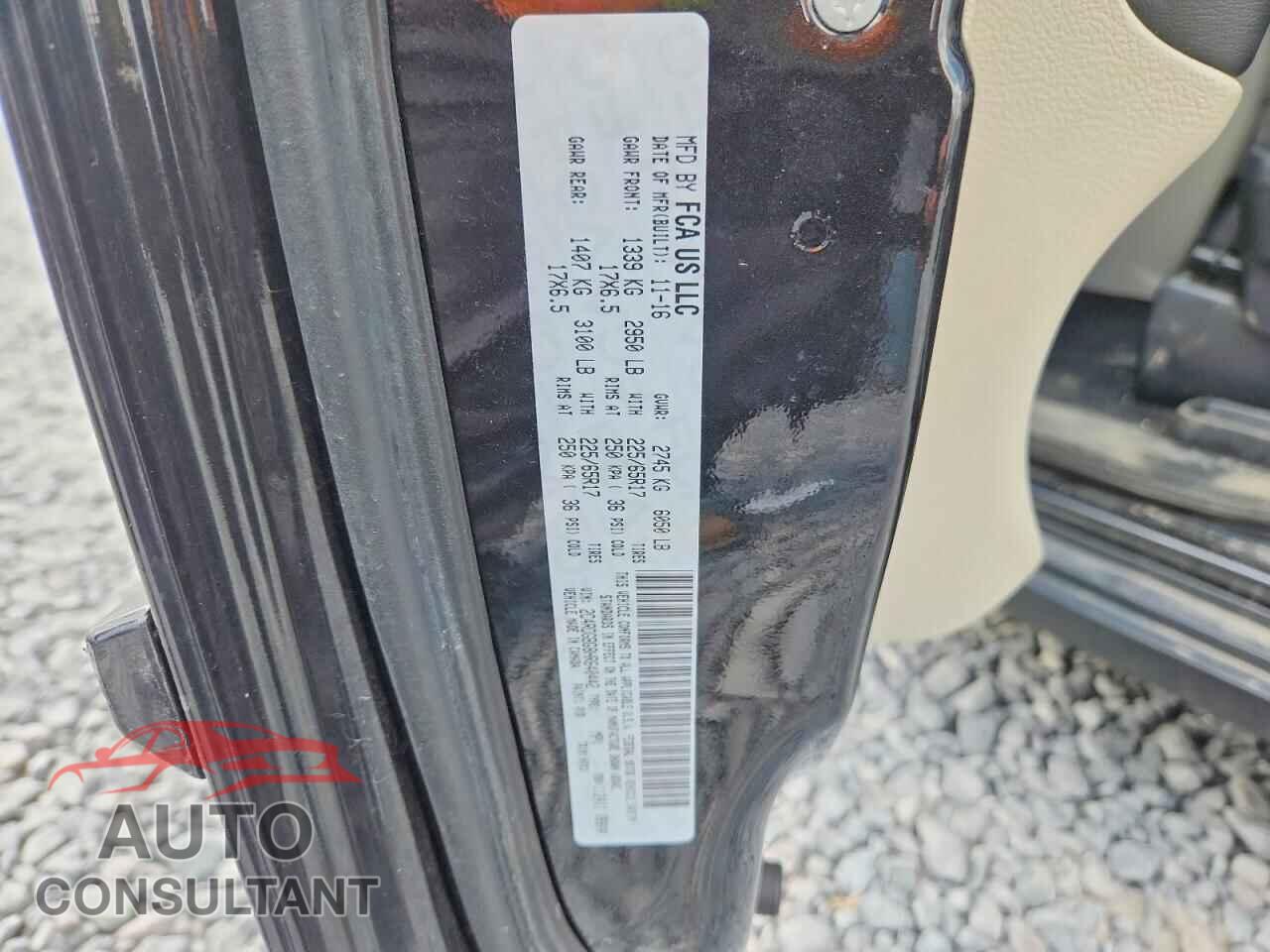 DODGE CARAVAN 2017 - 2C4RDGBG8HR640442