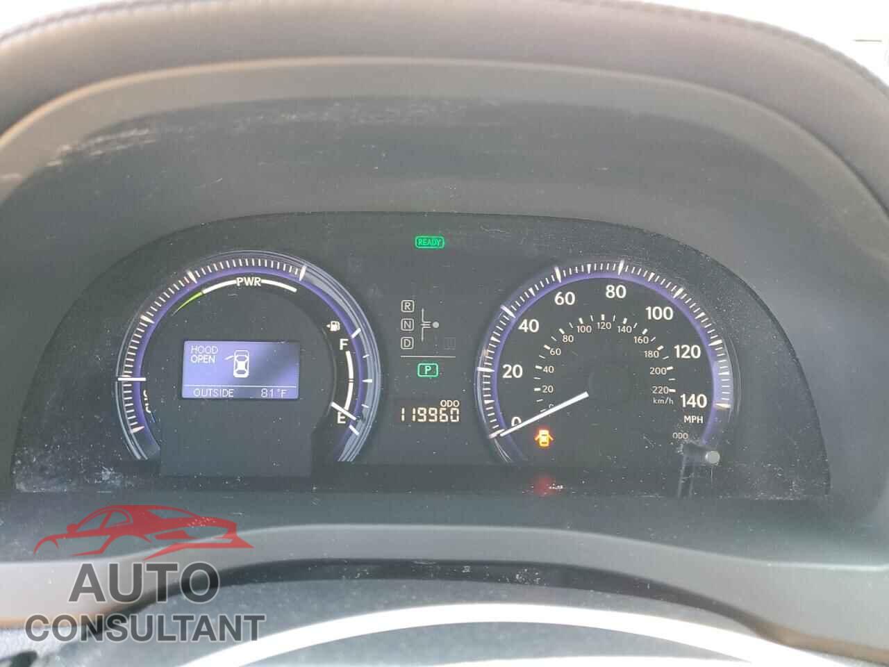 LEXUS HS 2010 - JTHBB1BA2A2020012
