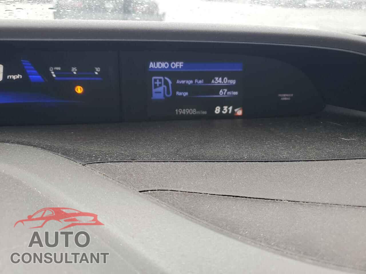 HONDA CIVIC 2012 - 19XFB2F50CE105541