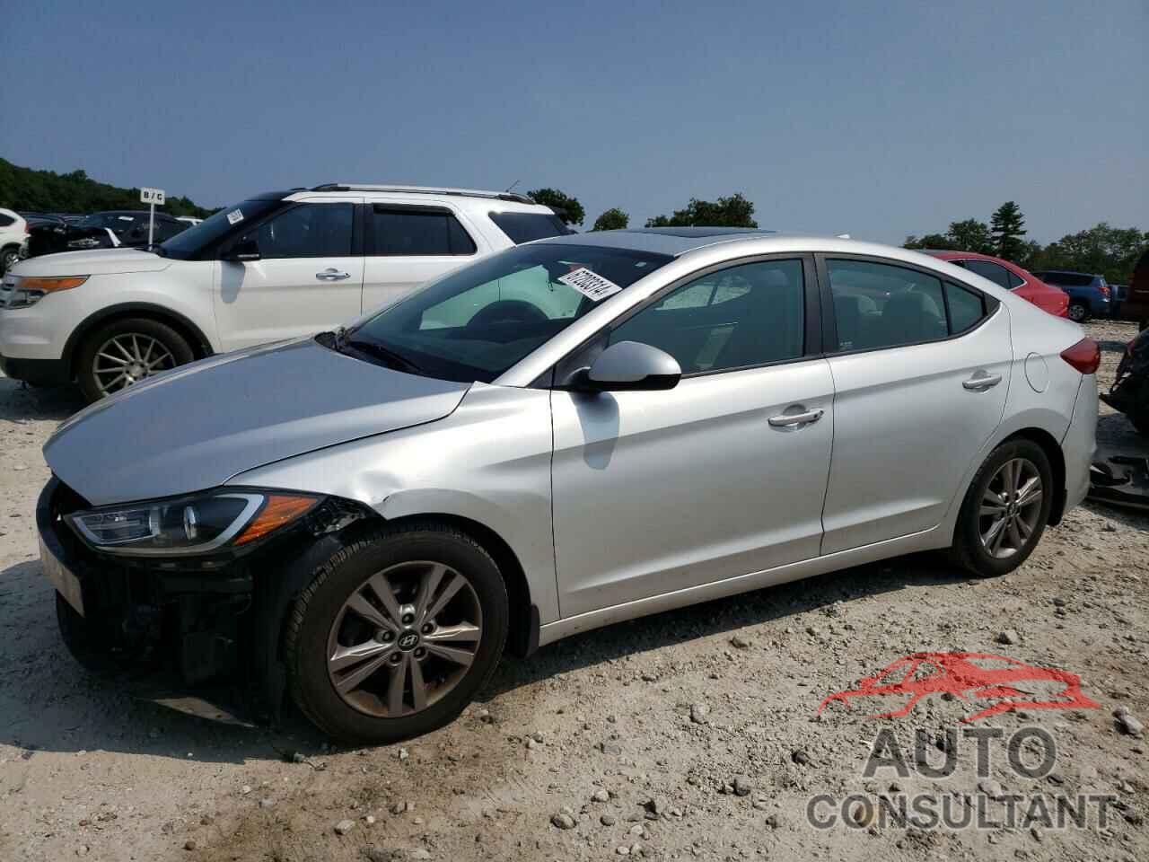 HYUNDAI ELANTRA 2018 - KMHD84LF8JU449238