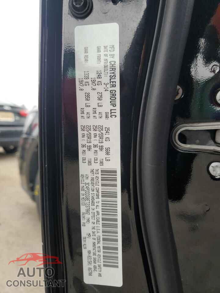 DODGE JOURNEY 2014 - 3C4PDDDG8ET237802