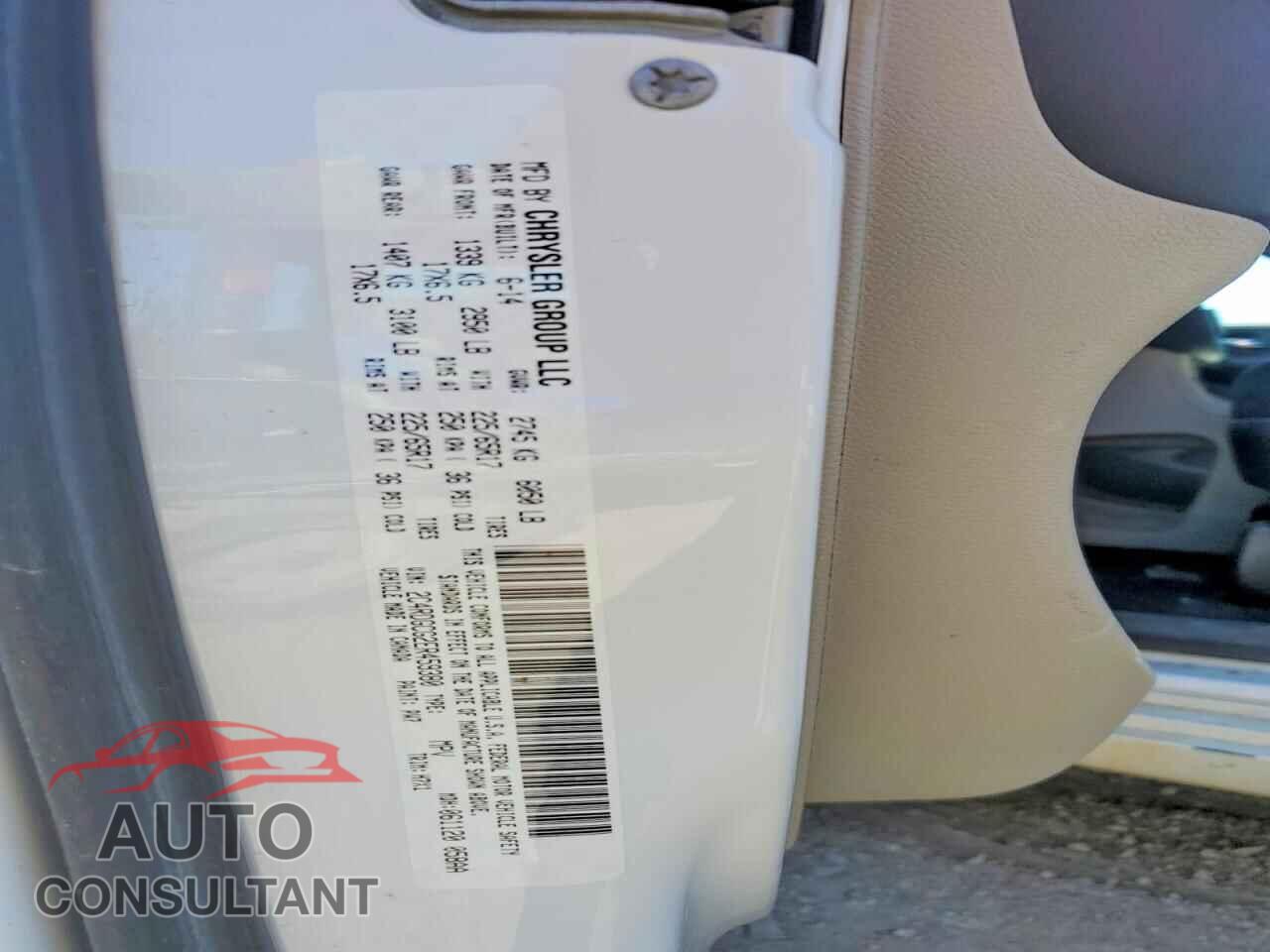 DODGE CARAVAN 2014 - 2C4RDGCG2ER459380