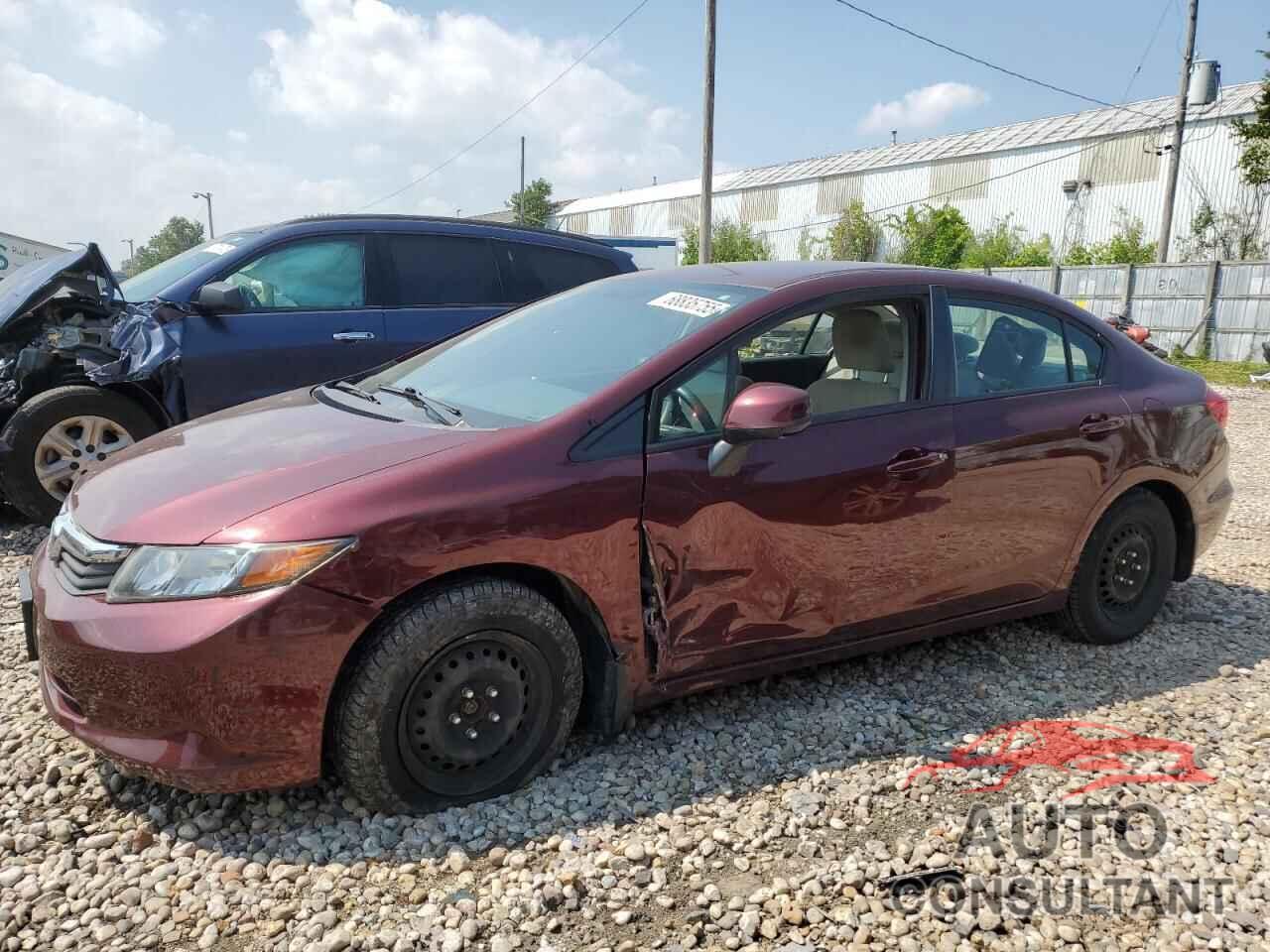 HONDA CIVIC 2012 - 19XFB2F56CE029615