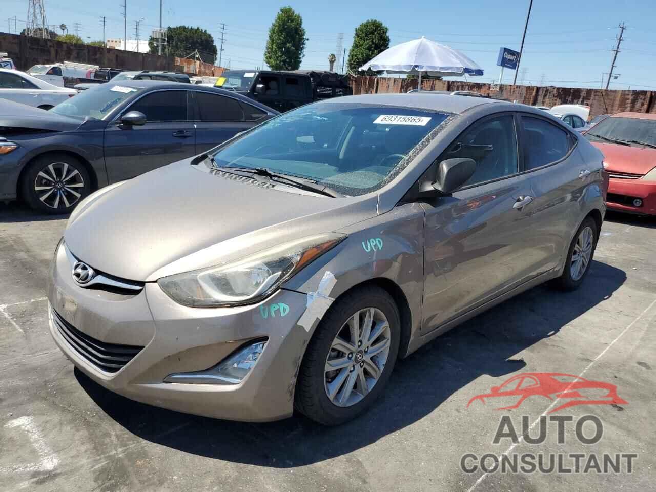 HYUNDAI ELANTRA 2016 - 5NPDH4AEXGH773972