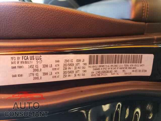 DODGE DURANGO 2017 - 1C4RDJDG8HC891061