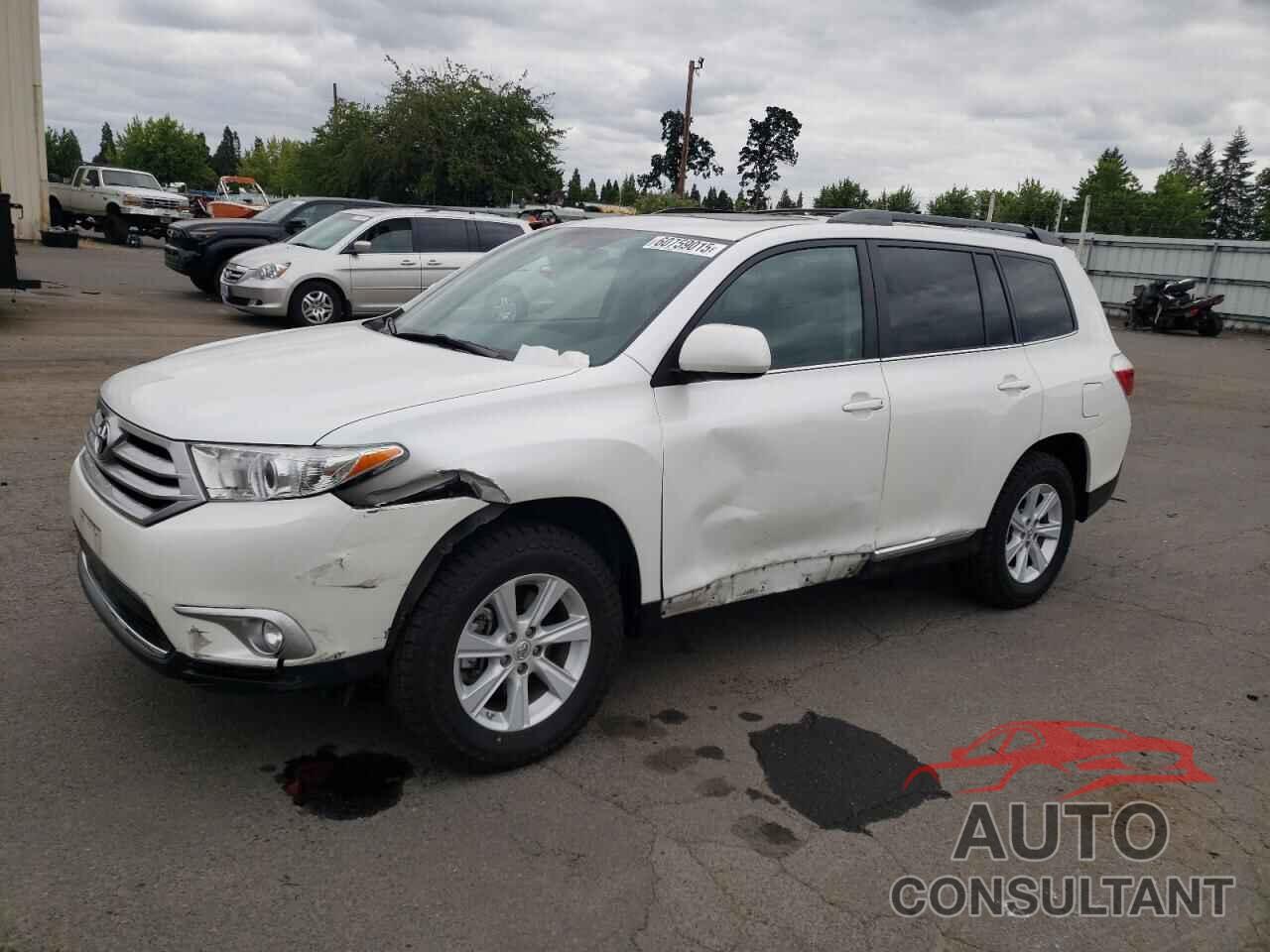 TOYOTA HIGHLANDER 2012 - 5TDBK3EH0CS172193
