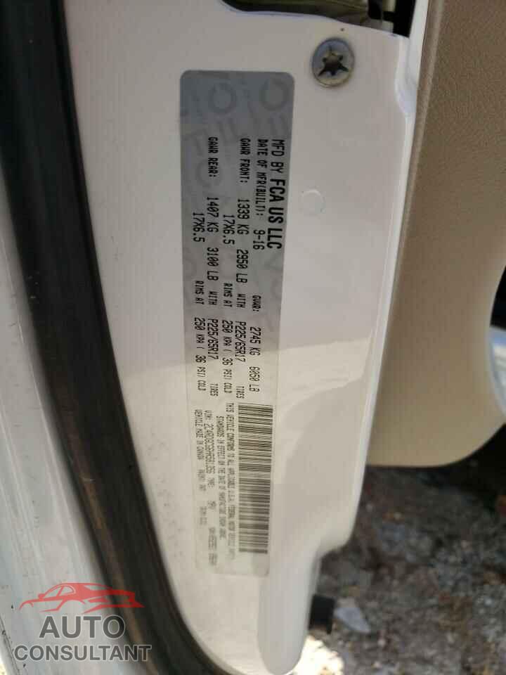 DODGE CARAVAN 2017 - 2C4RDGCG6HR581356