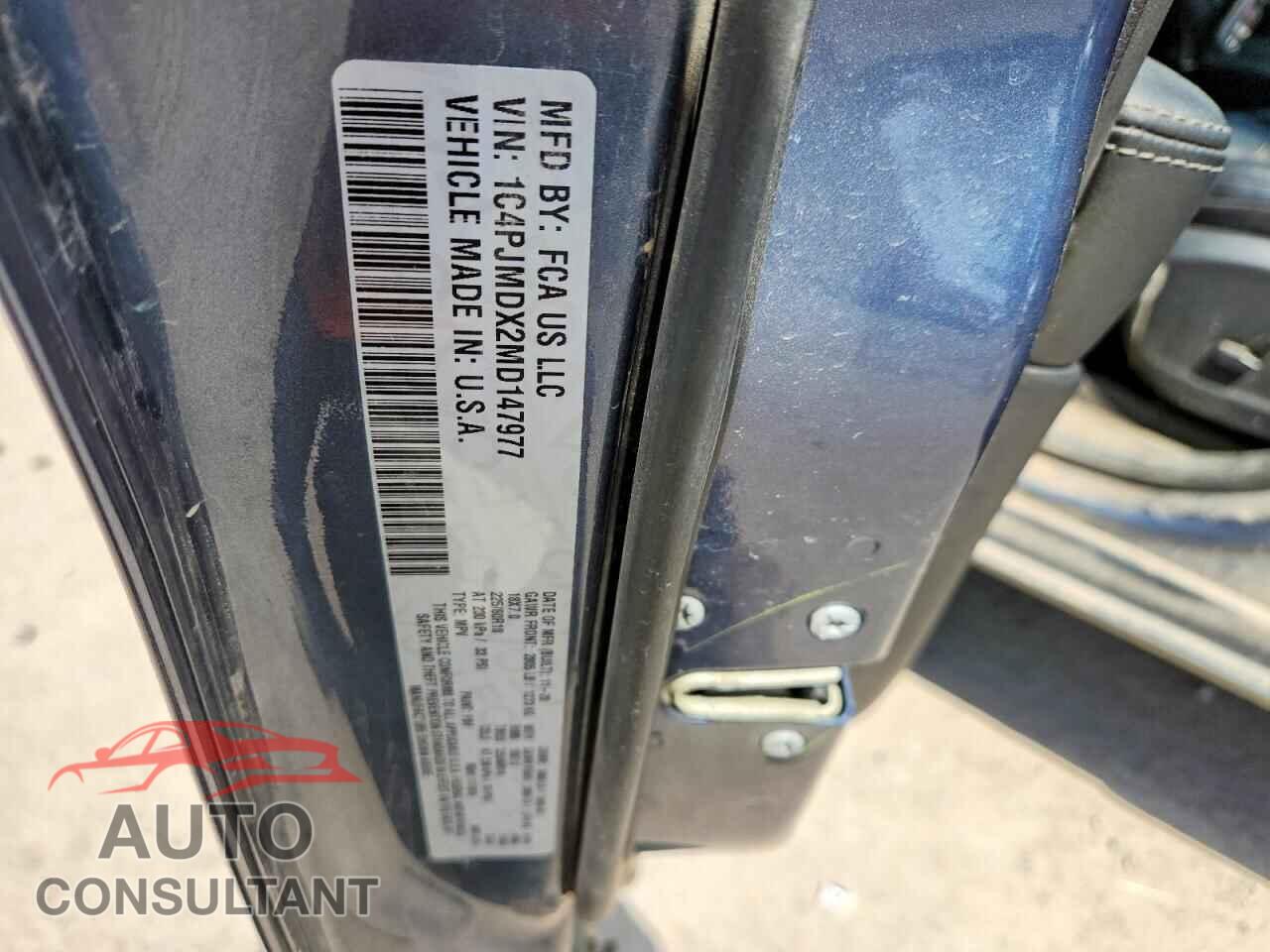 JEEP CHEROKEE 2021 - 1C4PJMDX2MD147977
