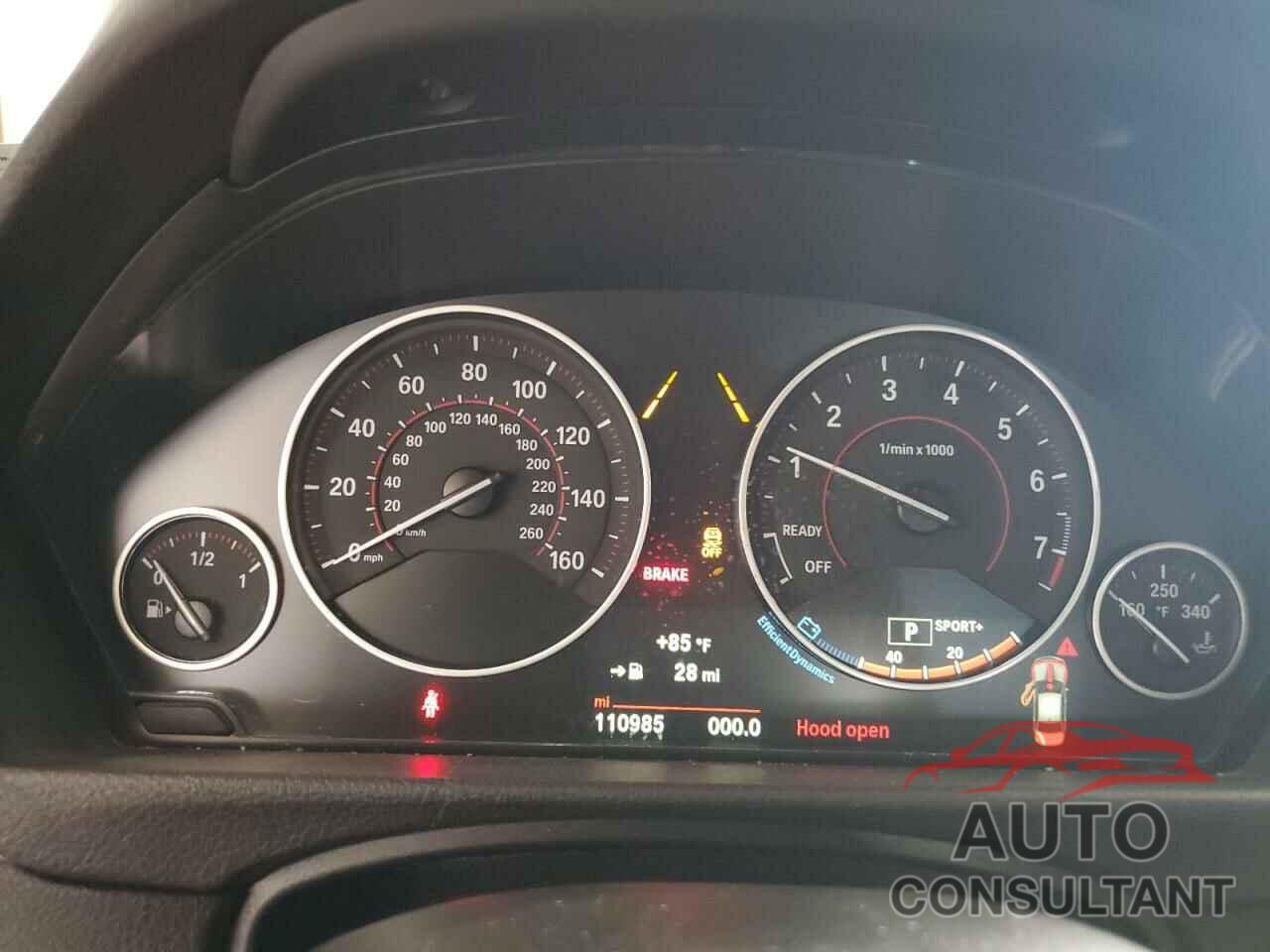 BMW 3 SERIES 2016 - WBA8E3G59GNU02648