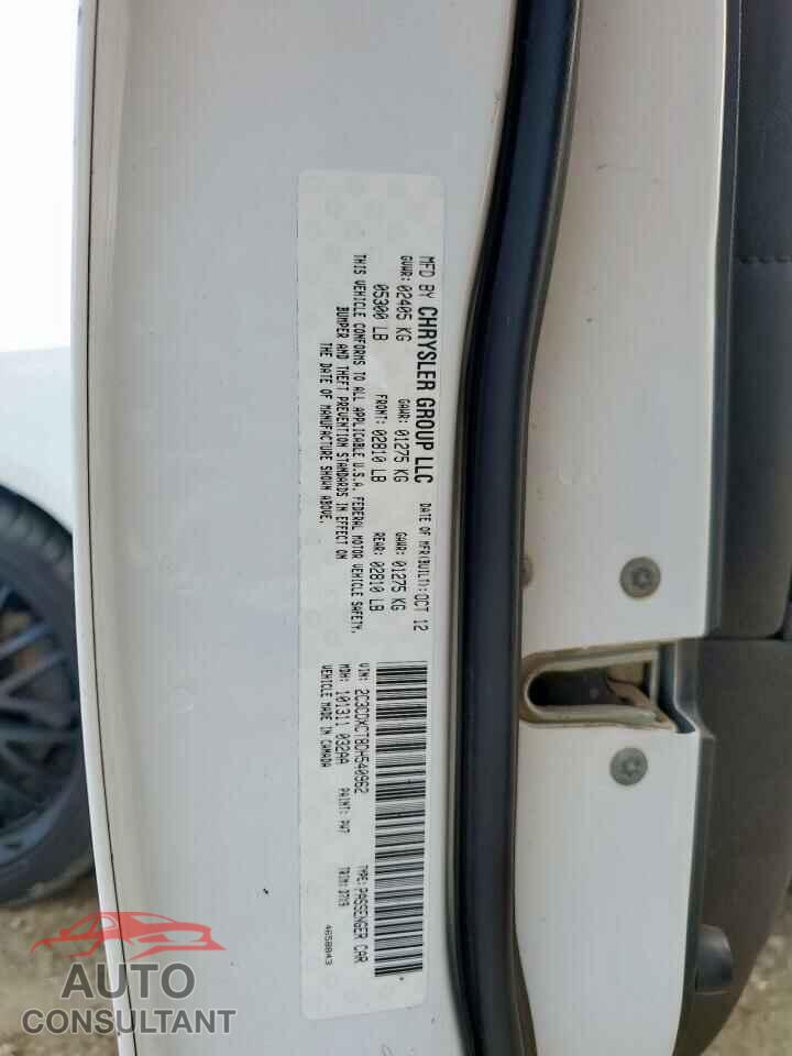 DODGE CHARGER 2013 - 2C3CDXCT8DH540962