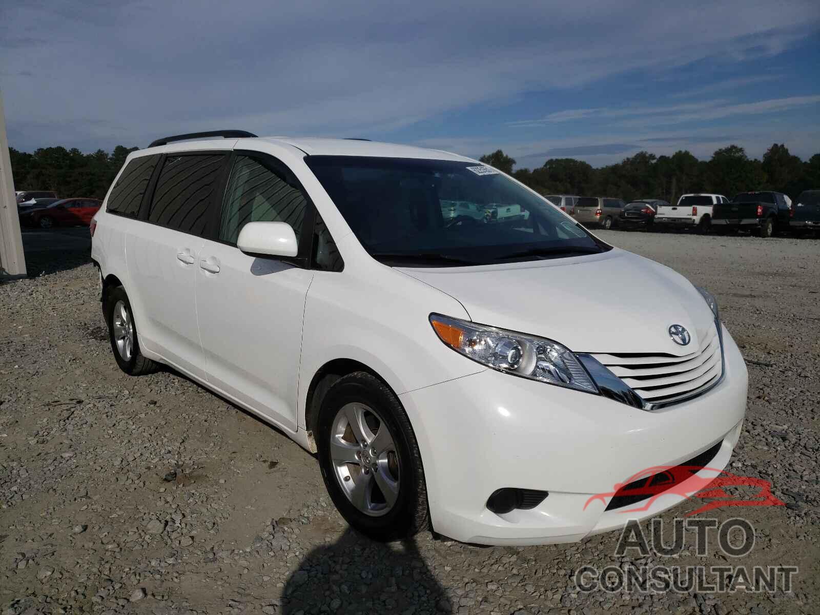 TOYOTA SIENNA 2017 - 5TDKZ3DC2HS865159